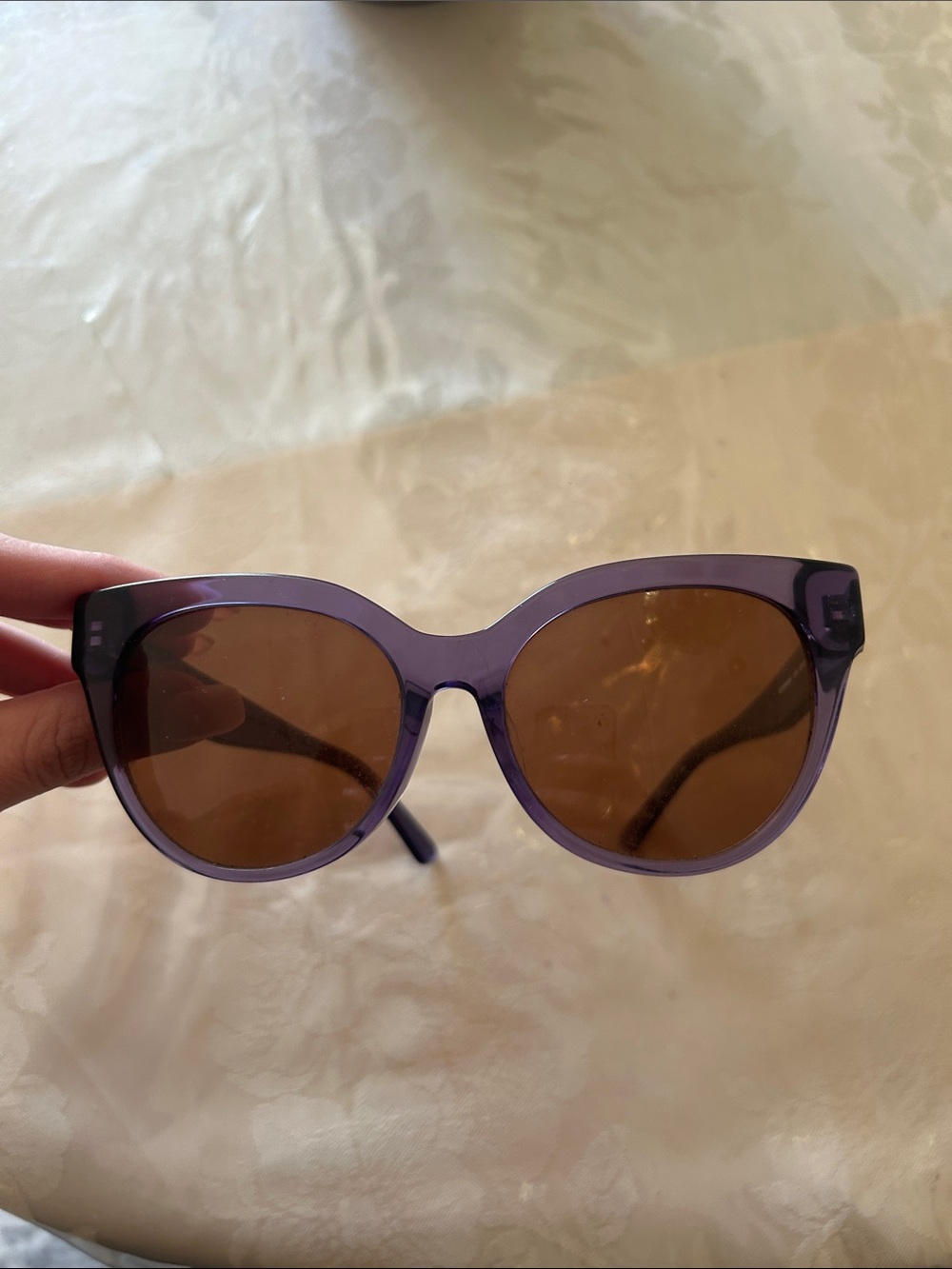 MCM Purple Sunglass Temple Arm with Subtle Logo - Picture 7 of 7